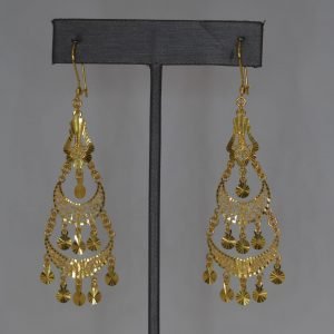 21K Long Earring