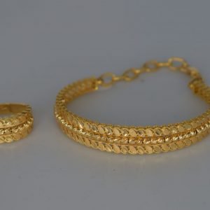 21K Gold Bangle Set