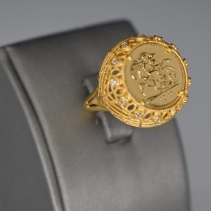 21K Coin Rings