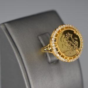 21K Coin Rings