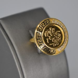 21K Coin Rings