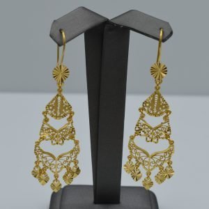 21K Long Earring