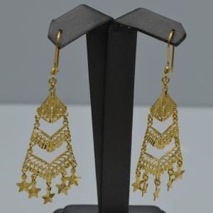21K Long Earring