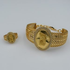 21K Gold Bangle Set