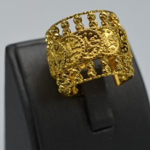 21K Coin Rings