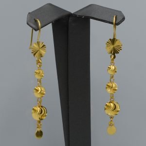 21K Long Earring