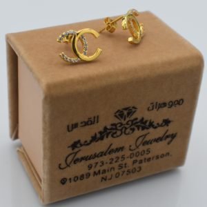 21K Stud Earring