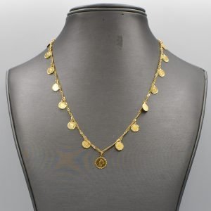21K Coin Necklace