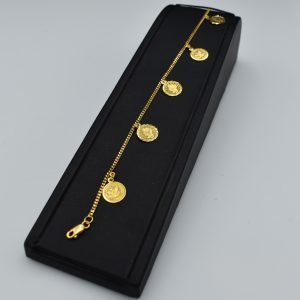 21K Coin Bracelet