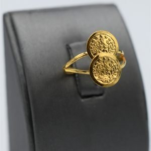21K Coin Rings