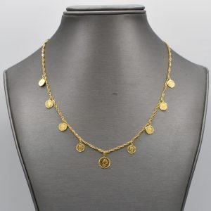 21K Coin Necklace