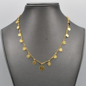 21K Coin Necklace