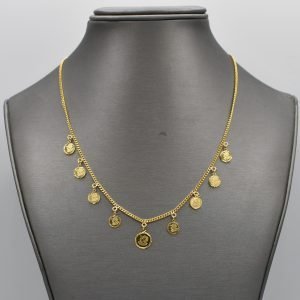 21K Coin Necklace