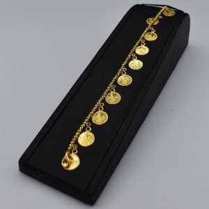 21K Coin Bracelet